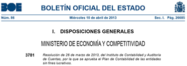 INEAF Plan de Contabilidad Entidades sin Fines Lucrativos